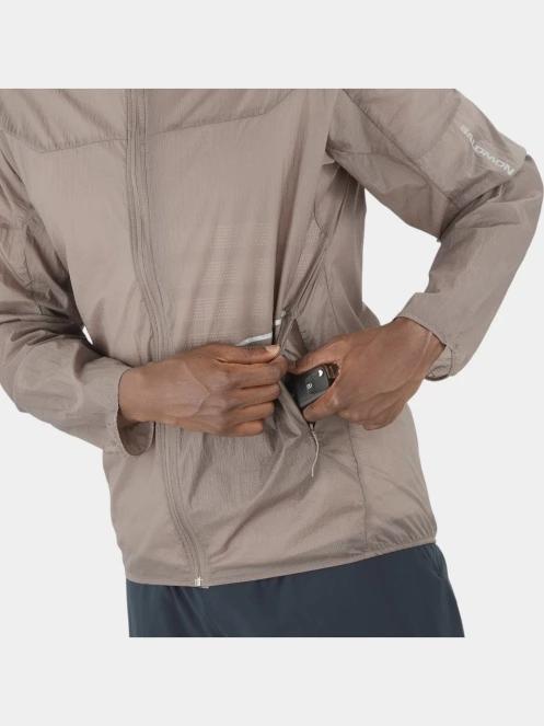 Salomon Sense Aero Wind férfi futódzseki oliva színben 6