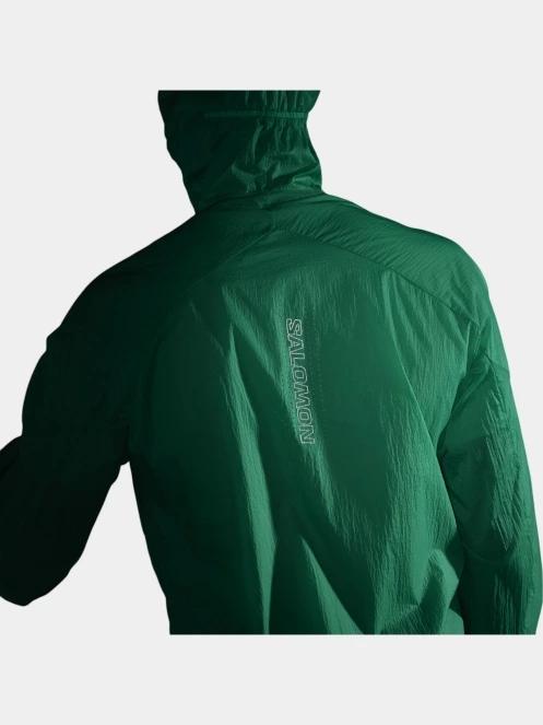 Salomon Sense Aero Wind férfi futódzseki zöld színben 11