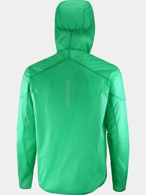 Salomon Sense Aero Wind férfi futódzseki zöld színben 10