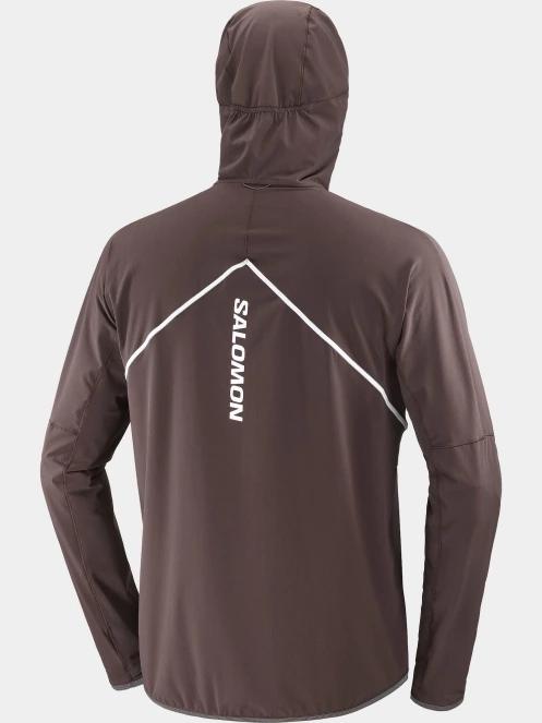 Salomon Sense Aero Hybrid férfi futódzseki barna színben 8