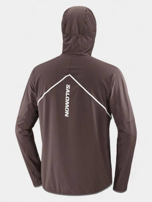 Salomon Sense Aero Hybrid férfi futódzseki barna színben 8