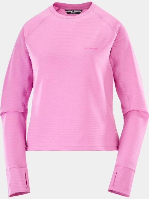Salomon Sntial Lightwarm Cn W női pulóver magenta színben 5