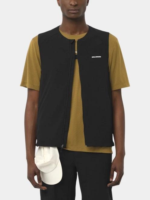 Salomon Mntain Flex Hyb Vst M férfi futómellény fekete színben 2