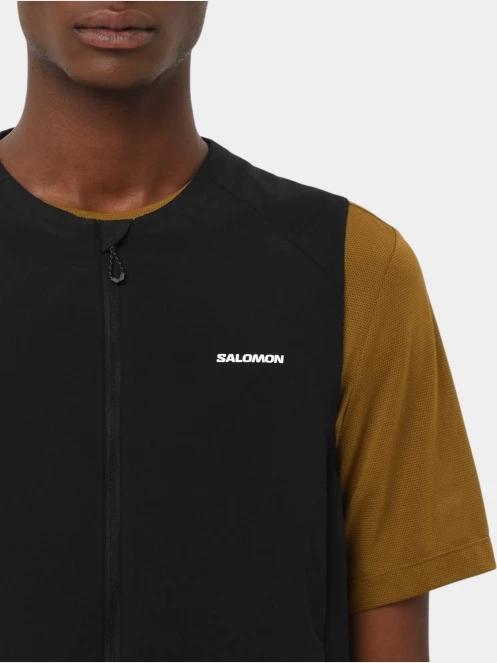 Salomon Mntain Flex Hyb Vst M férfi futómellény fekete színben 4