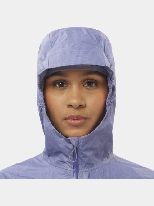 Salomon Bonatti Waterproof női futódzseki lila színben 8
