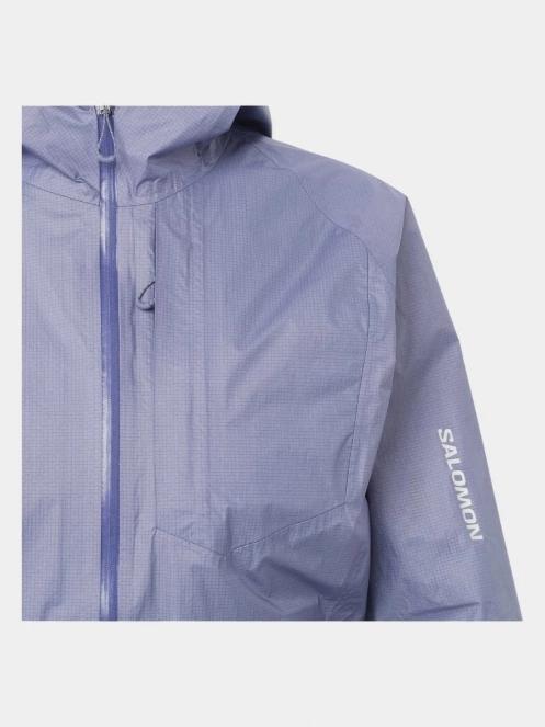 Salomon Bonatti Waterproof női futódzseki lila színben 4