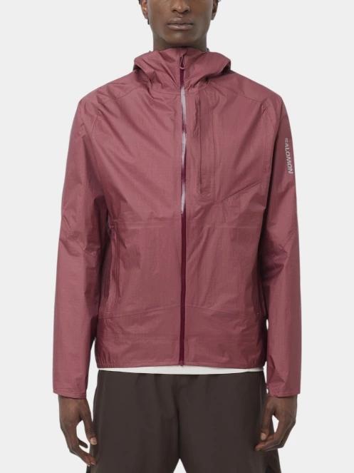 Salomon Bonatti Wp Jacket M férfi futódzseki bordó színben 2