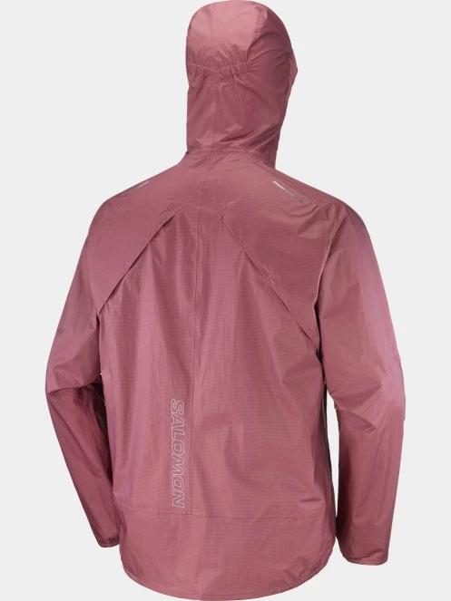 Salomon Bonatti Wp Jacket M férfi futódzseki bordó színben 9