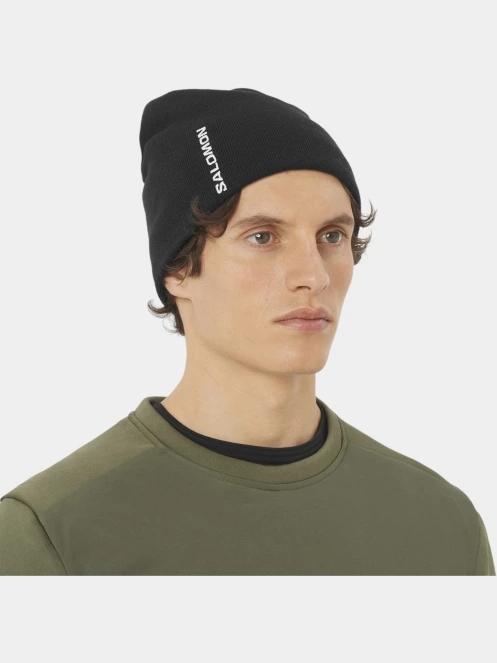 Salomon Graphic Beanie sapka fekete színben 3