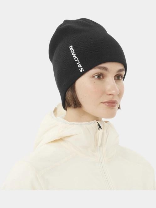 Salomon Graphic Beanie sapka fekete színben 4