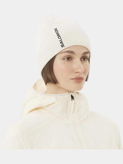 Salomon Graphic Beanie sapka fehér színben 4