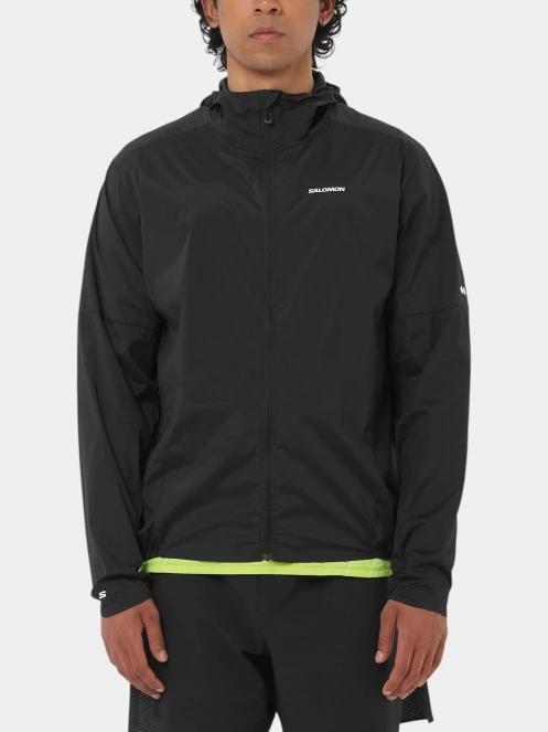 Salomon Sense Aero Wind Jkt M férfi futódzseki fekete színben 2