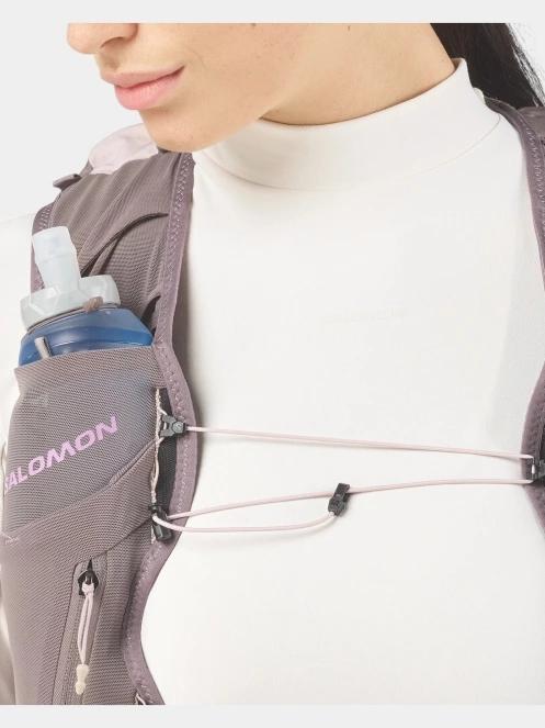 Salomon Adv Skin 12 W Grad Set női futómellény lila színben 4