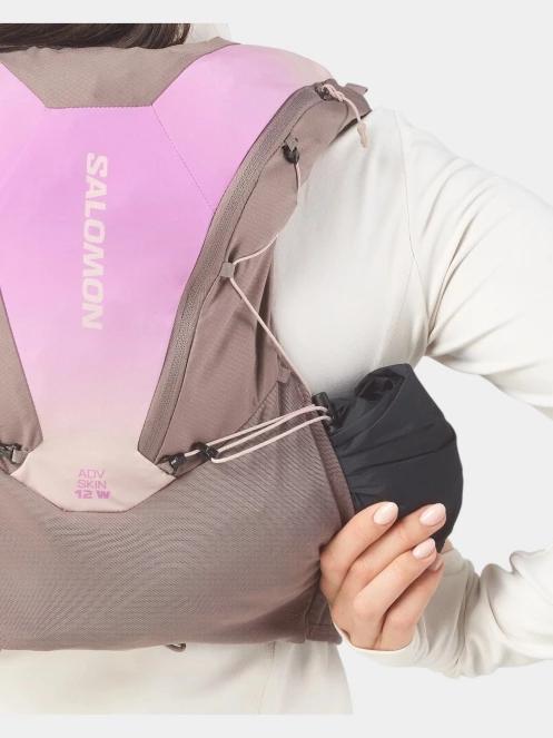 Salomon Adv Skin 12 W Grad Set női futómellény lila színben 8