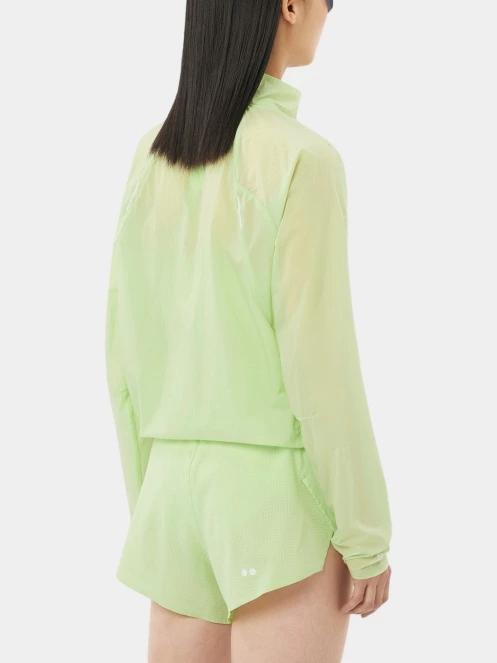 Salomon Shkout Fly Jkt W női futódzseki világoszöld színben 3