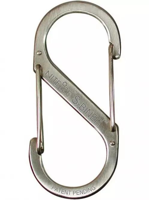 Niteize Nite Ize S karabíner karabiner szürke színben 2