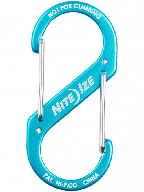 Niteize S-Biner® Alumínium S (dupla) Karabiner #3 - Kék karabiner kék színben 3