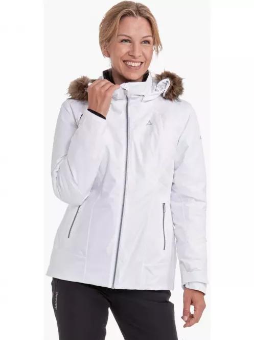 Schöffel Ski Jacket Maria Alm1 női síkabát fehér színben 2