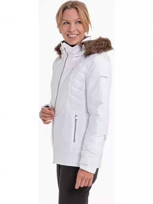 Schöffel Ski Jacket Maria Alm1 női síkabát fehér színben 4