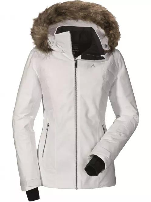 Schöffel Ski Jacket Maria Alm1 női síkabát fehér színben 5