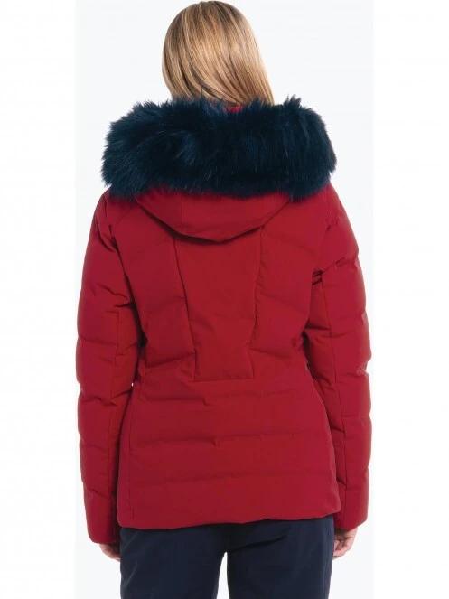 Schöffel Down Jacket Maribor L női síkabát piros színben 4