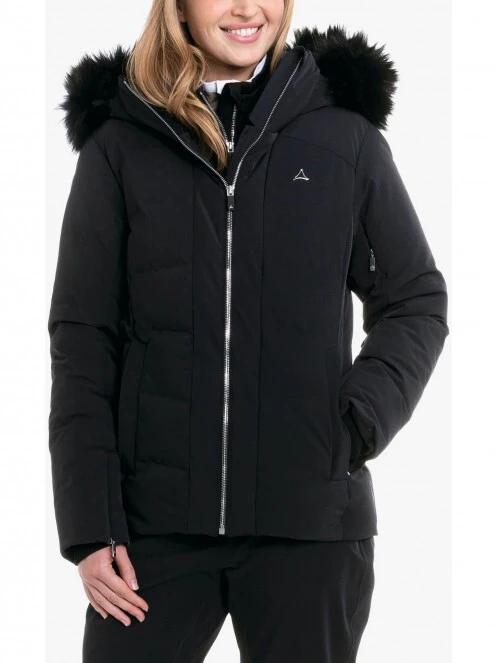 Schöffel Down Jacket Maribor L női síkabát fekete színben 2