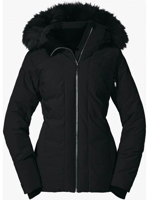 Schöffel Down Jacket Maribor L női síkabát fekete színben 5
