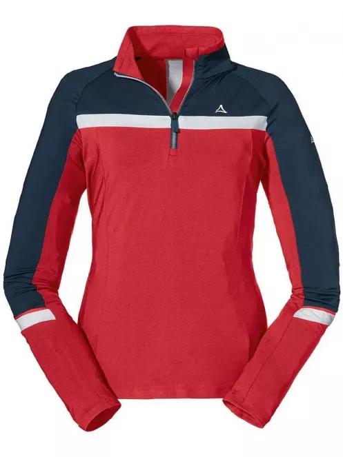 Schöffel Longsleeve Stuben L női polár pulóver piros színben 2
