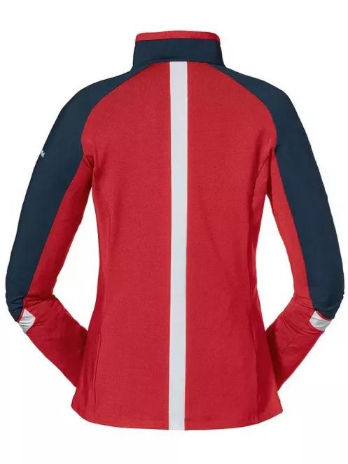 Schöffel Longsleeve Stuben L női polár pulóver piros színben 3