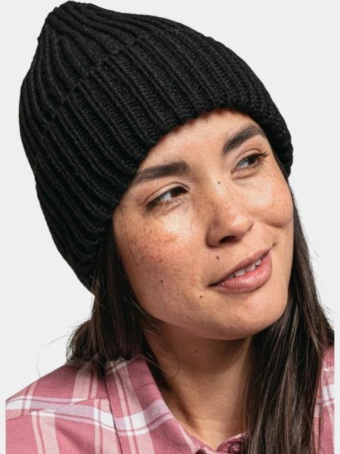 Schöffel Knitted Hat Medford kötött sapka fekete színben 2
