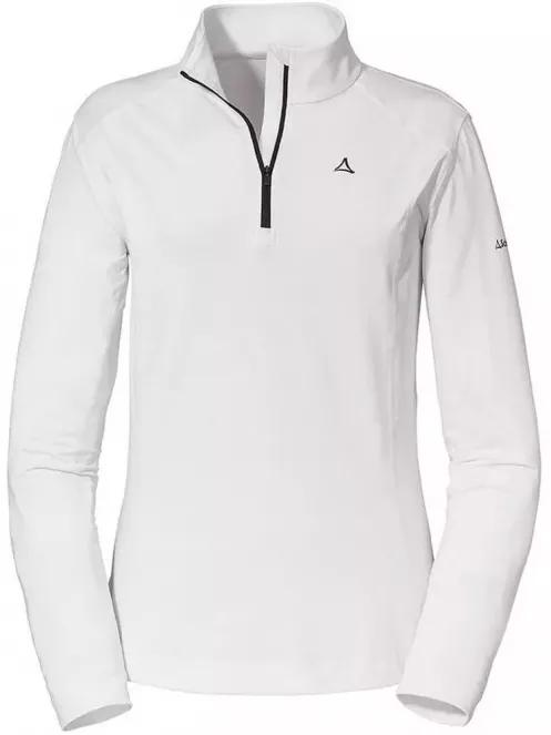 Schöffel Longsleeve Glatthorn L női polár pulóver fehér színben 2