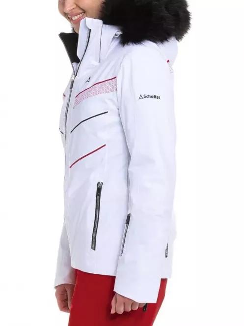 Schöffel Ski Jacket Hochblanken L női síkabát fehér színben 4