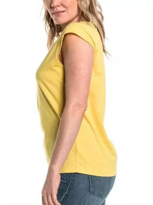 Schöffel T Shirt Silverdale L női rövid ujjú sport póló sárga színben 3