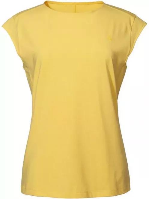 Schöffel T Shirt Silverdale L női rövid ujjú sport póló sárga színben 5