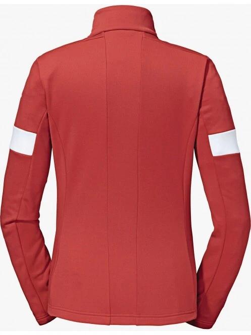Schöffel Fleece Jacket Grassen L női polár pulóver piros színben 6
