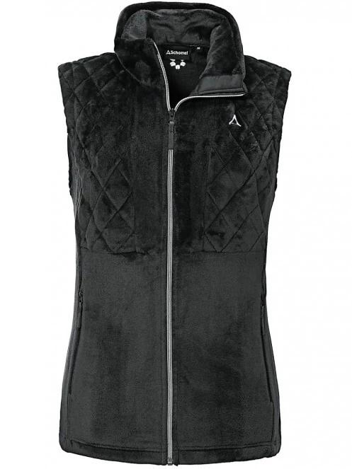 Schöffel Fleece Vest Stockalp L női mellény fekete színben 2