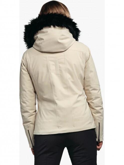 Schöffel Ski Jacket Baracon L női síkabát fehér színben 4