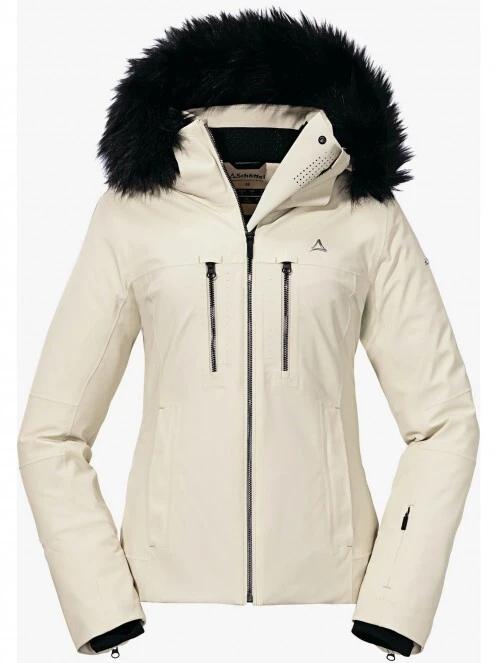 Schöffel Ski Jacket Baracon L női síkabát fehér színben 8