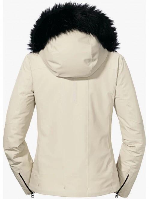 Schöffel Ski Jacket Baracon L női síkabát fehér színben 9