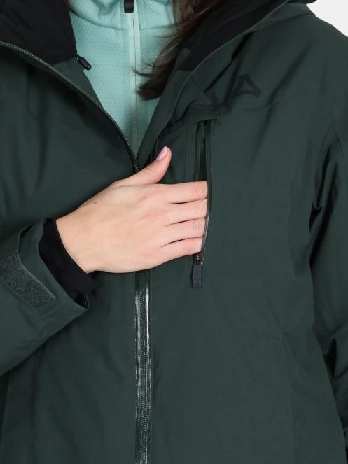 Schöffel Jacket Style Nollen WMS női síkabát sötétzöld színben 8