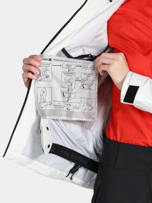 Schöffel Jacket Style Nollen WMS női síkabát fehér színben 10