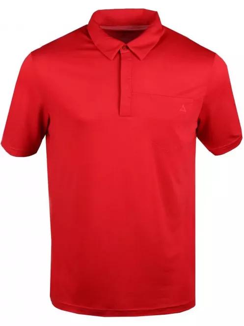 Schöffel Polo Shirt Scheinberg M férfi galléros póló piros színben 2