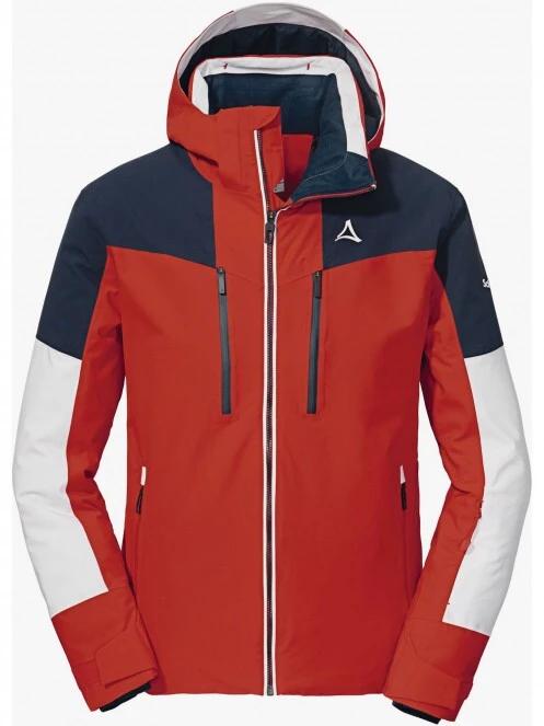 Schöffel Ski Jacket Tanunalpe M férfi síkabát piros színben 8
