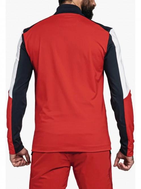 Schöffel Longsleeve Fiss M férfi polár pulóver piros színben 4