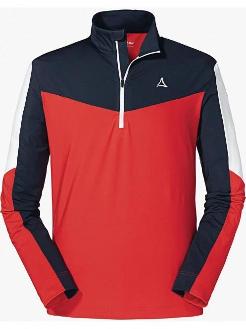 Schöffel Longsleeve Fiss M férfi polár pulóver piros színben 5