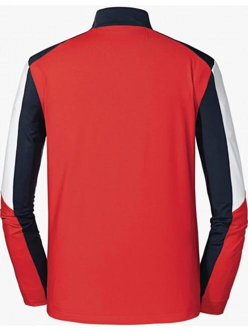 Schöffel Longsleeve Fiss M férfi polár pulóver piros színben 6
