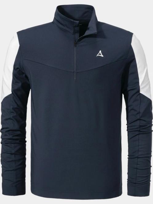 Schöffel Longsleeve Fiss M férfi polár pulóver sötétkék színben 5