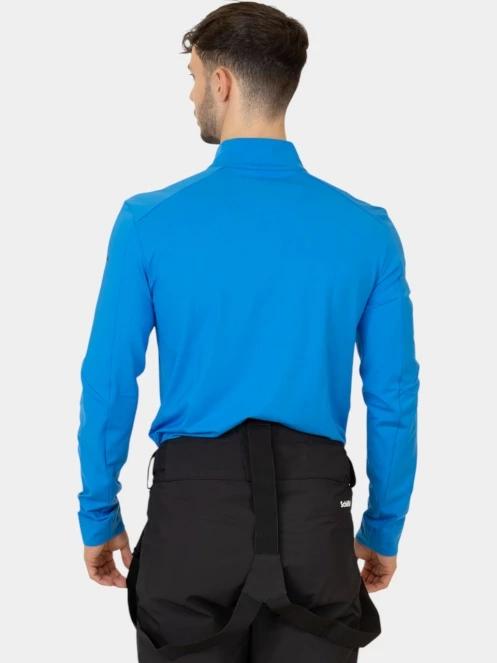 Schöffel Longsleeve Fiss M férfi polár pulóver kék színben 4