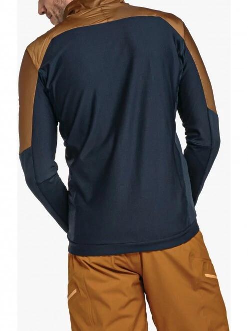 Schöffel Fleece Jacket Rugna M férfi polár pulóver barna színben 4