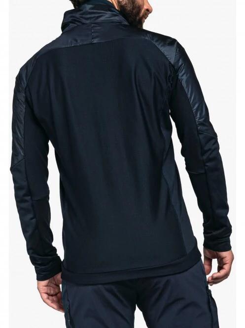 Schöffel Fleece Jacket Rugna M férfi polár pulóver sötétkék színben 4